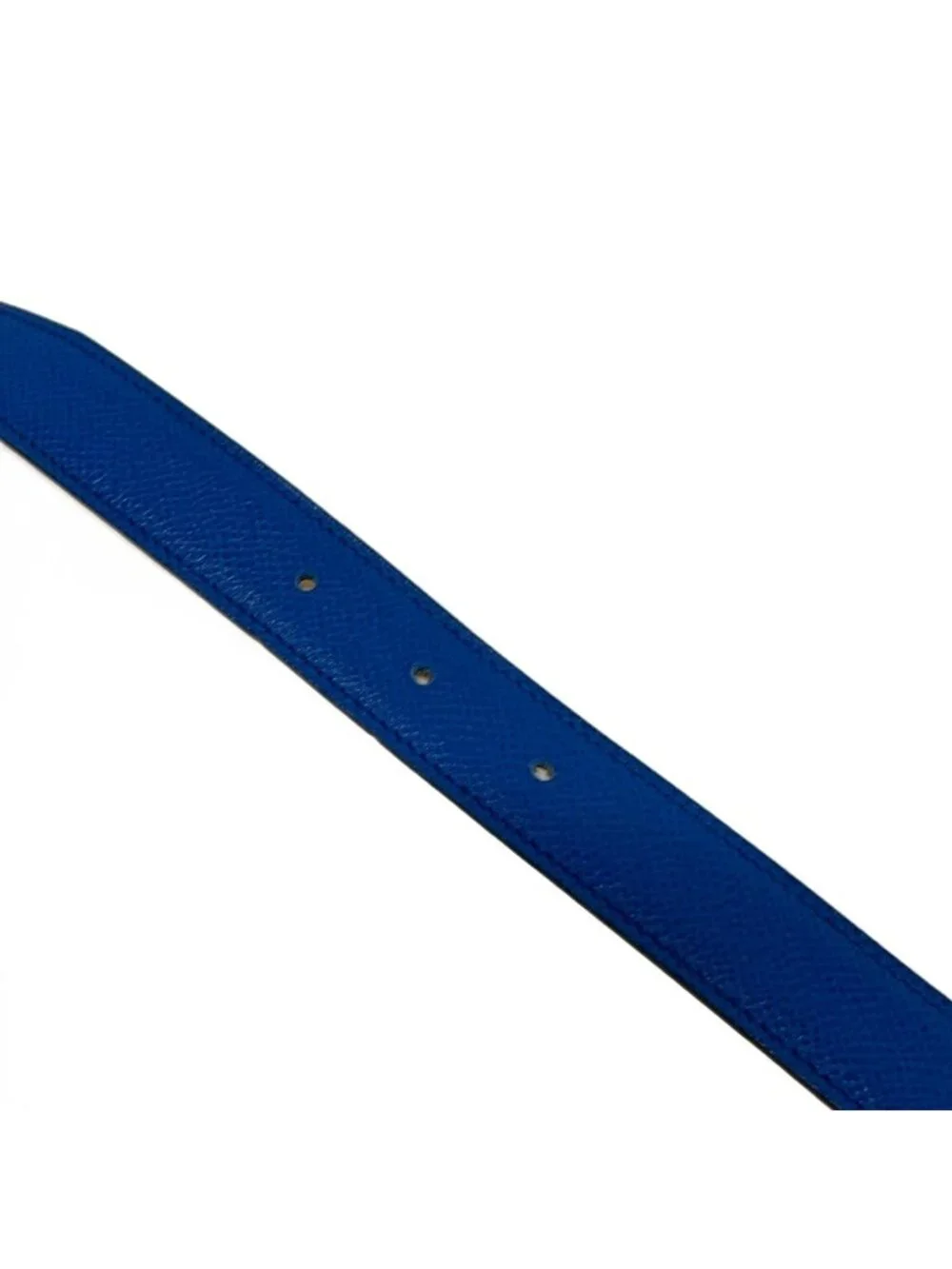 Hermes Belt 65 Blue Yellow Harp Gold Leather